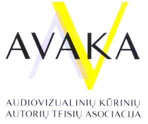 Prekės ženklas: AVAKA AUDIOVIZUALINIŲ KŪRINIŲ AUTORIŲ TEISIŲ ASOCIACIJA